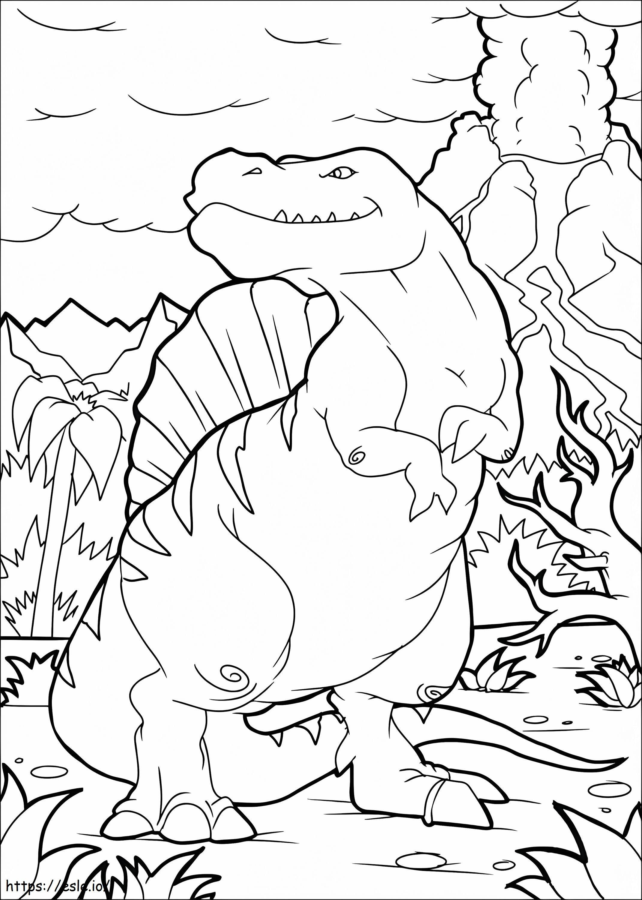 Printable Spinosaurus coloring page