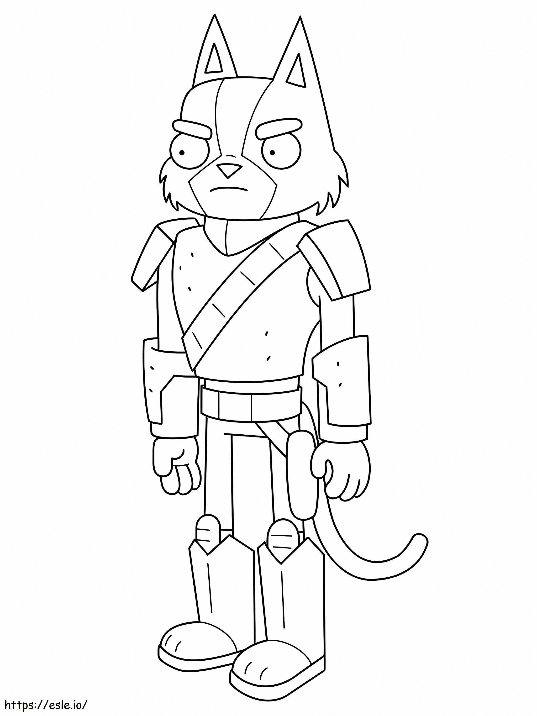 Avocato In Final Space coloring page