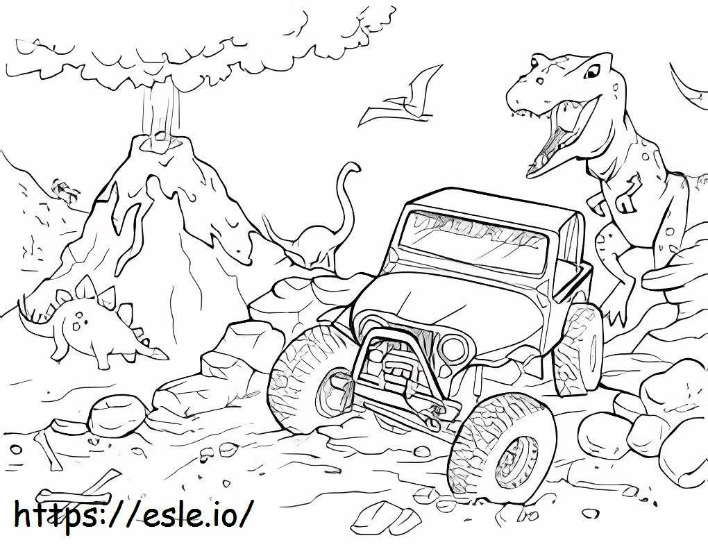 Prehistoric Path coloring page