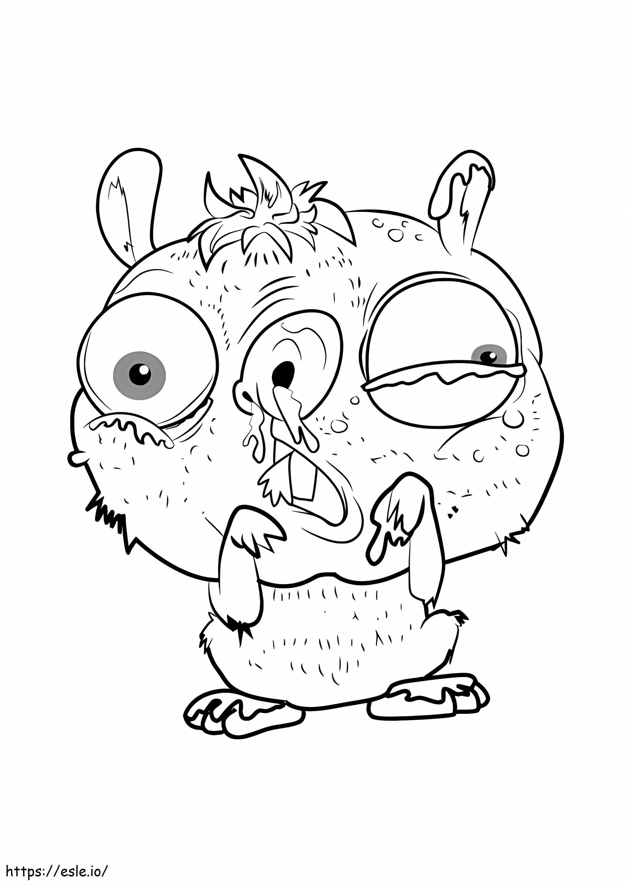 Grotty Guinea Pig coloring page