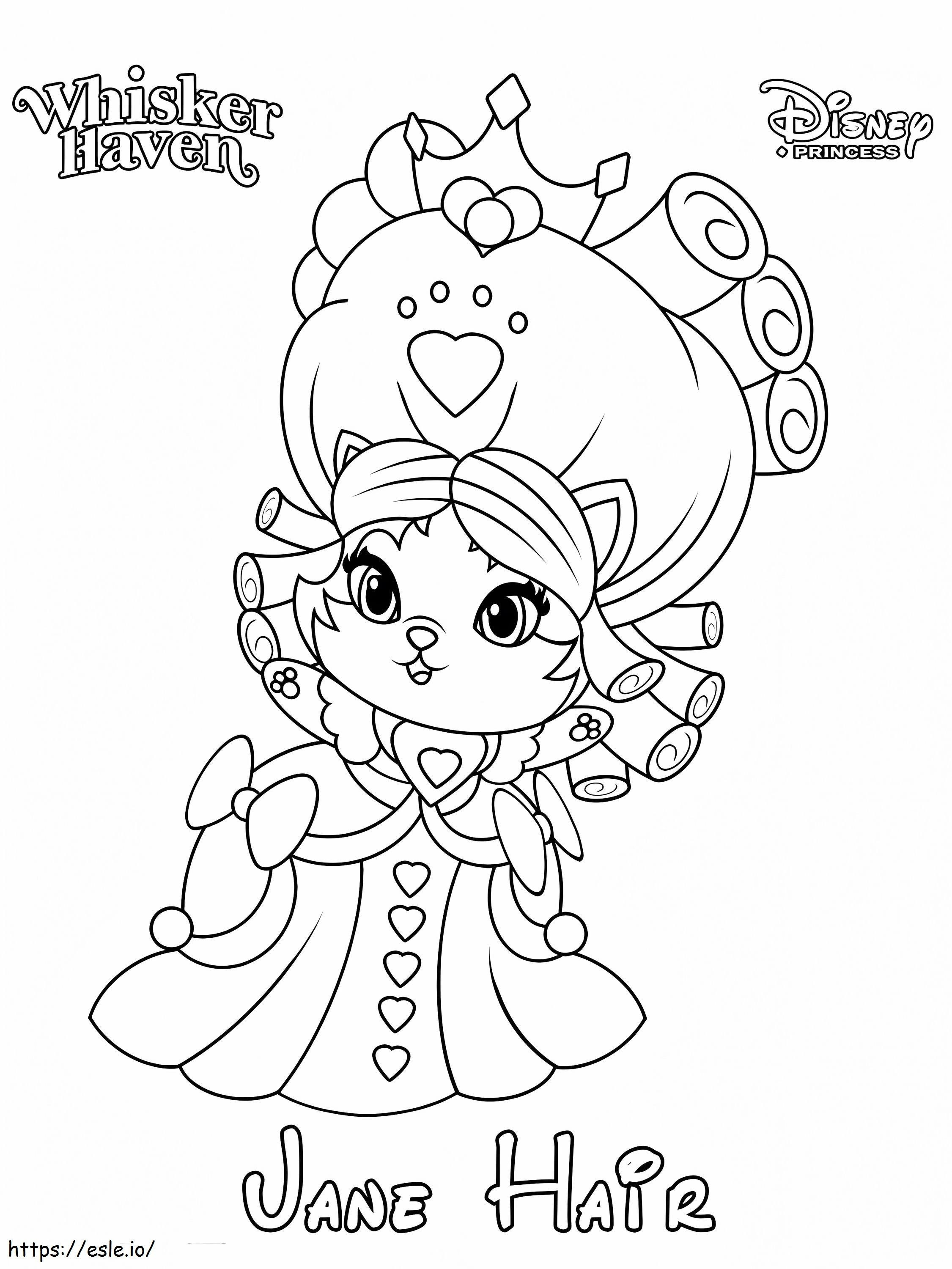 1586853676 Whisker Haven Jane Hair Princess Palace Pet coloring page