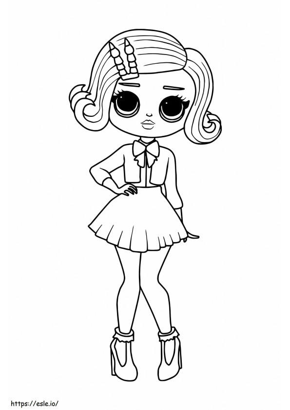 Lol Omg Aristocrat Girl coloring page