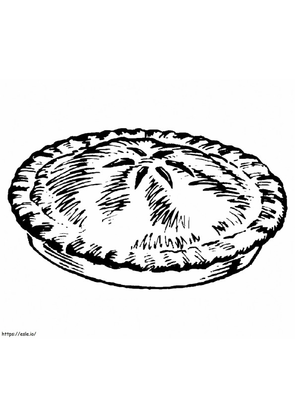Darmowe ciasto kolorowanka