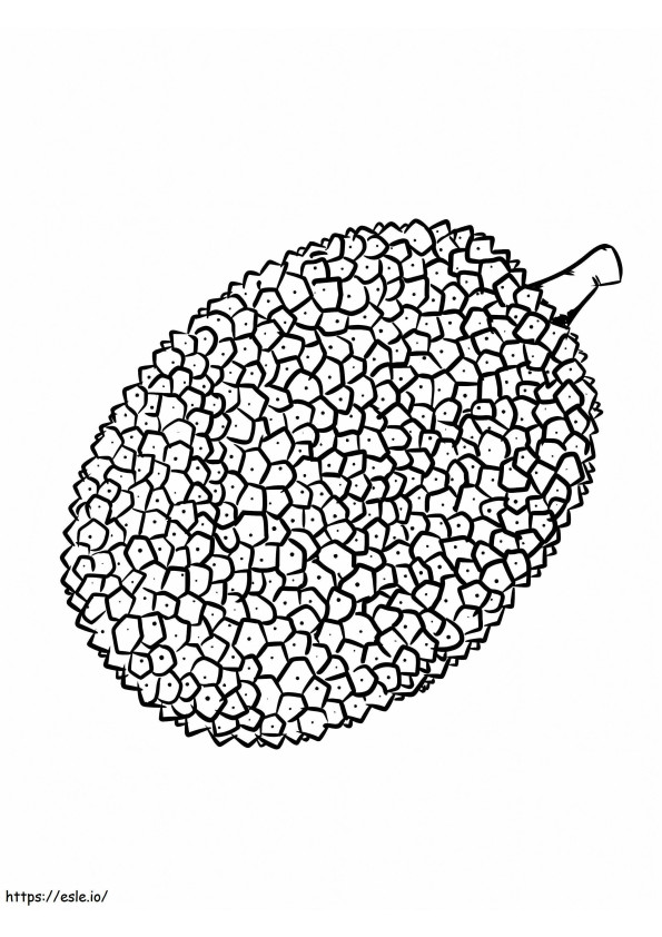 Coloriage Beau Durian à imprimer dessin