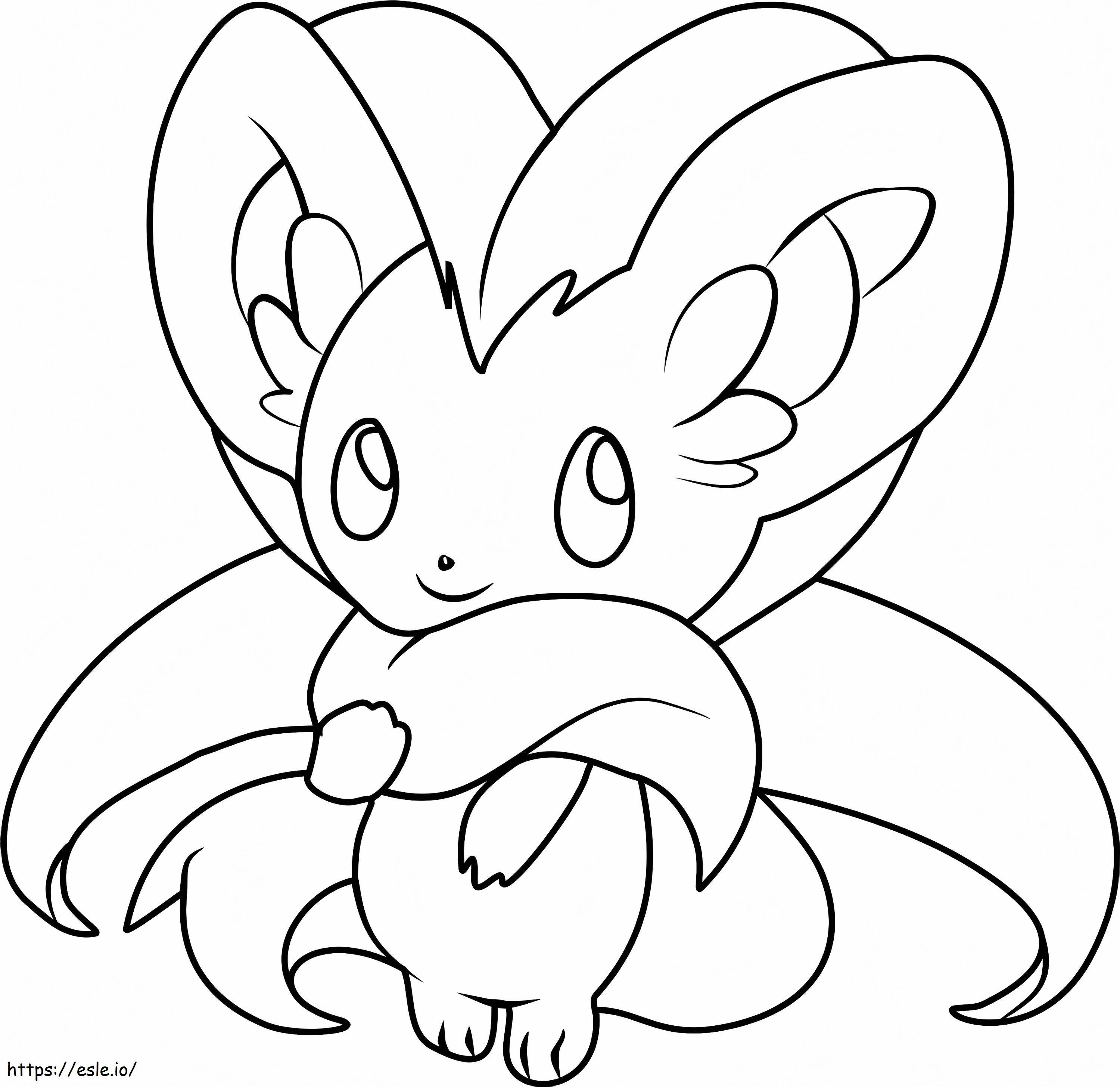 Pokémon Cinccino kleurplaat kleurplaat