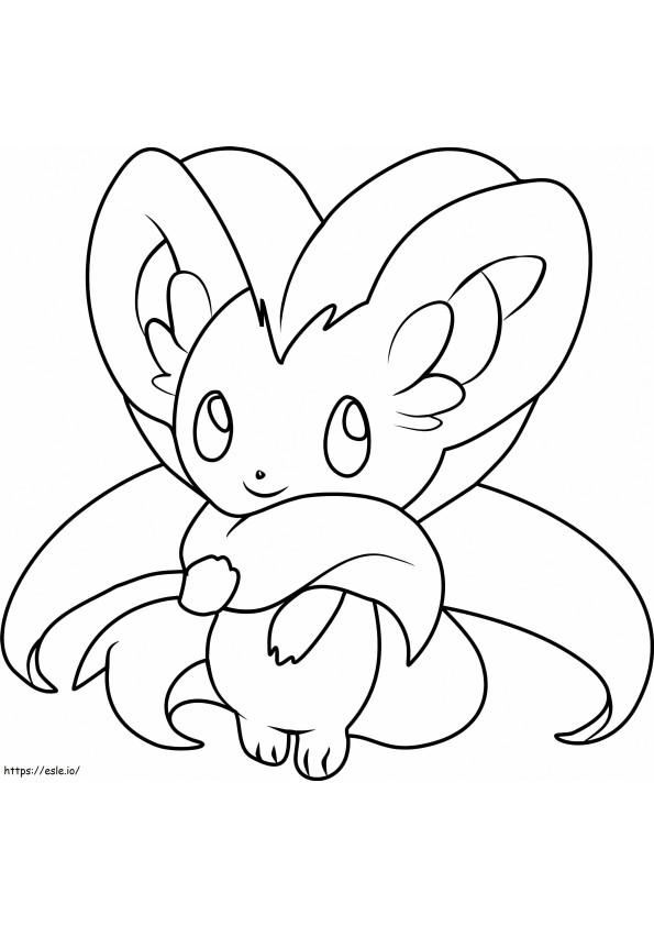 Pokémon Cinccino kleurplaat