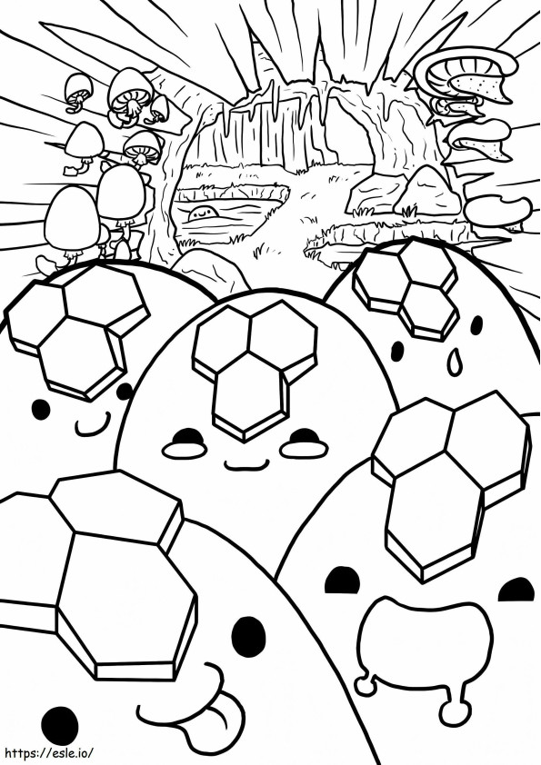 Slime Rancher 4 coloring page