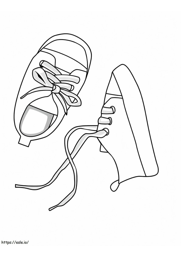Children'S Shoes coloring page