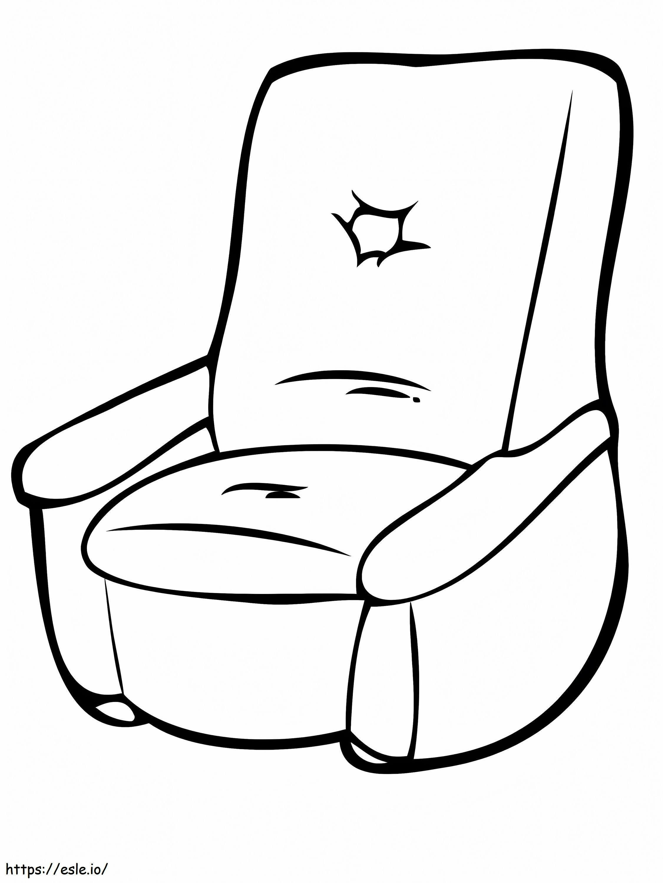Arm Chair coloring page