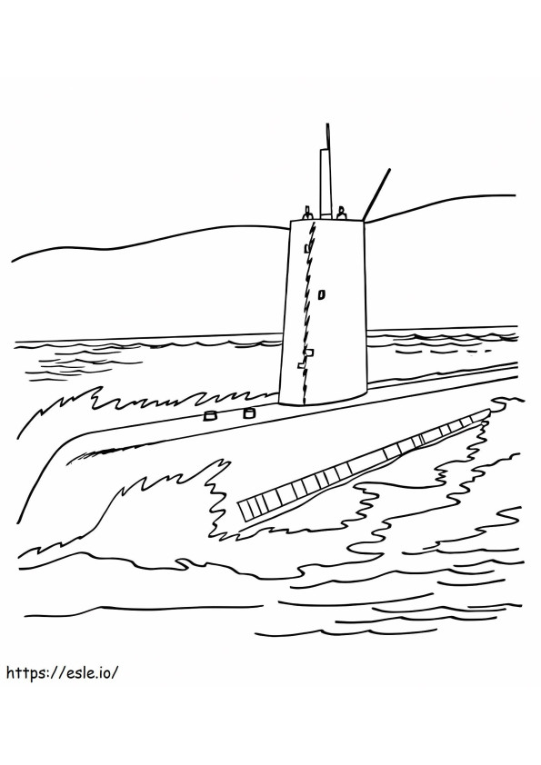 Süßes U-Boot ausmalbilder
