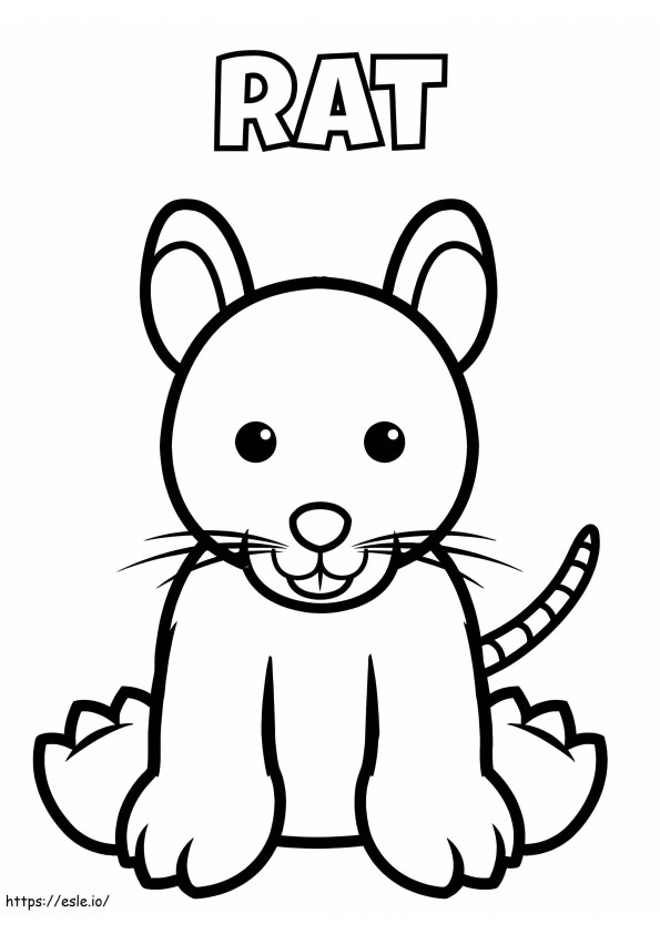 Webkinz-Ratte ausmalbilder
