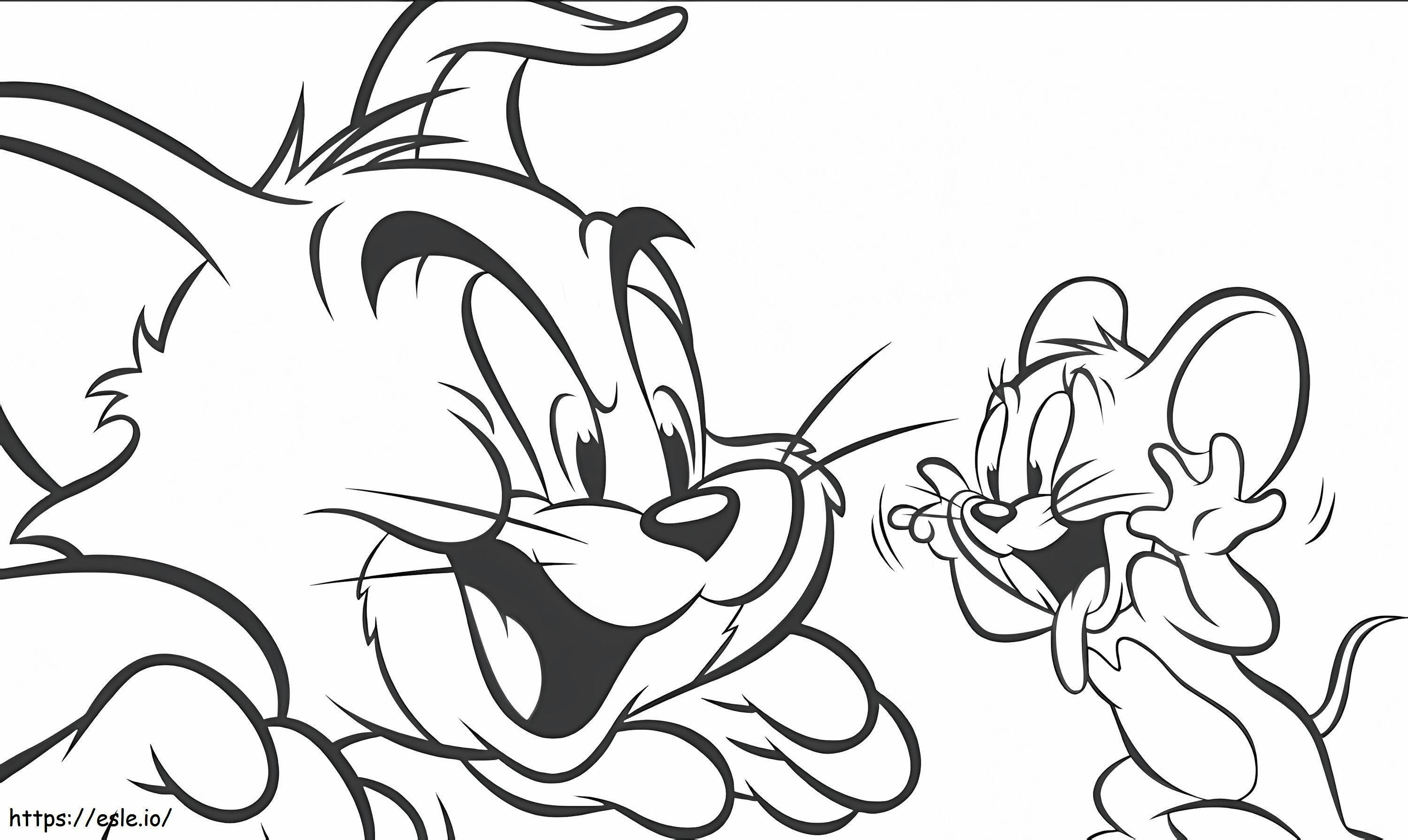 1532423011 Tom And Jerry A4 coloring page