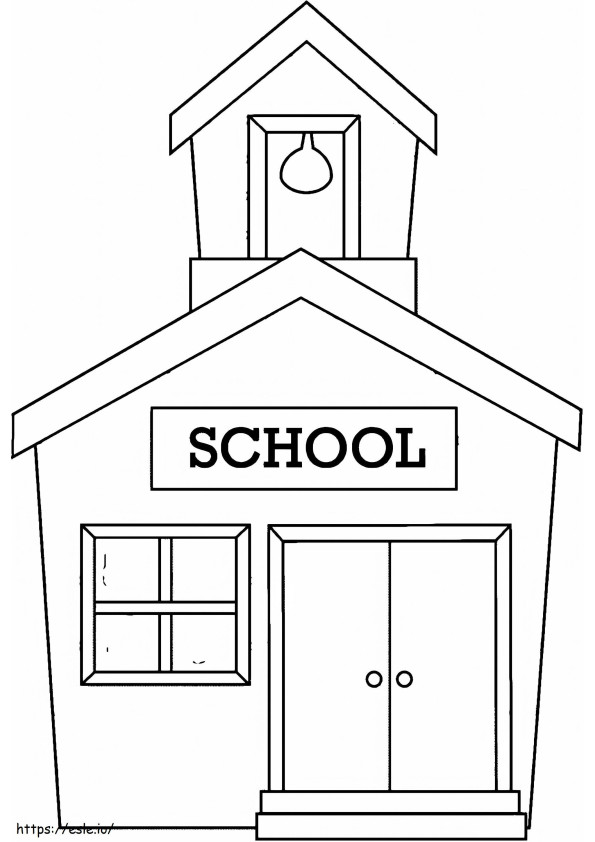 Basic School coloring page