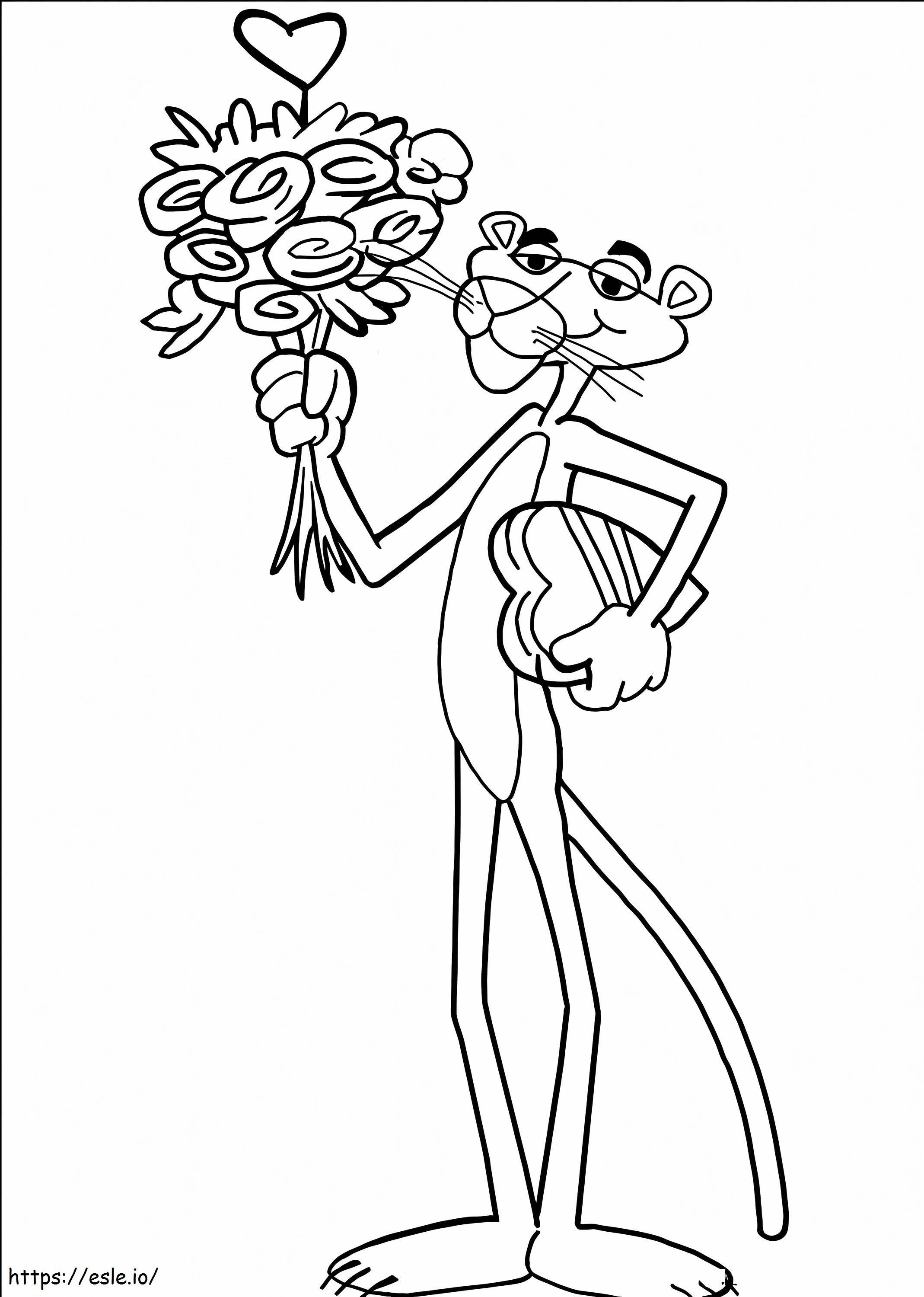 1539415067 Kissclipart Pink Panther Clipart Colouring Page A7Bc78Df1C876000 coloring page