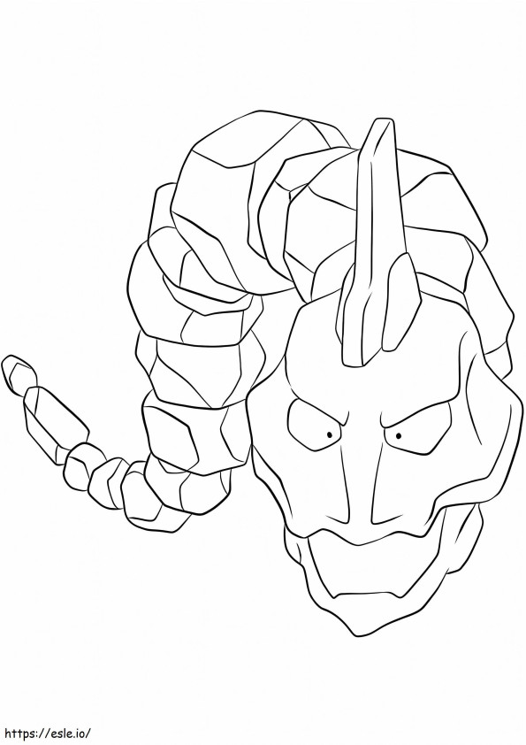 Onix 4 coloring page