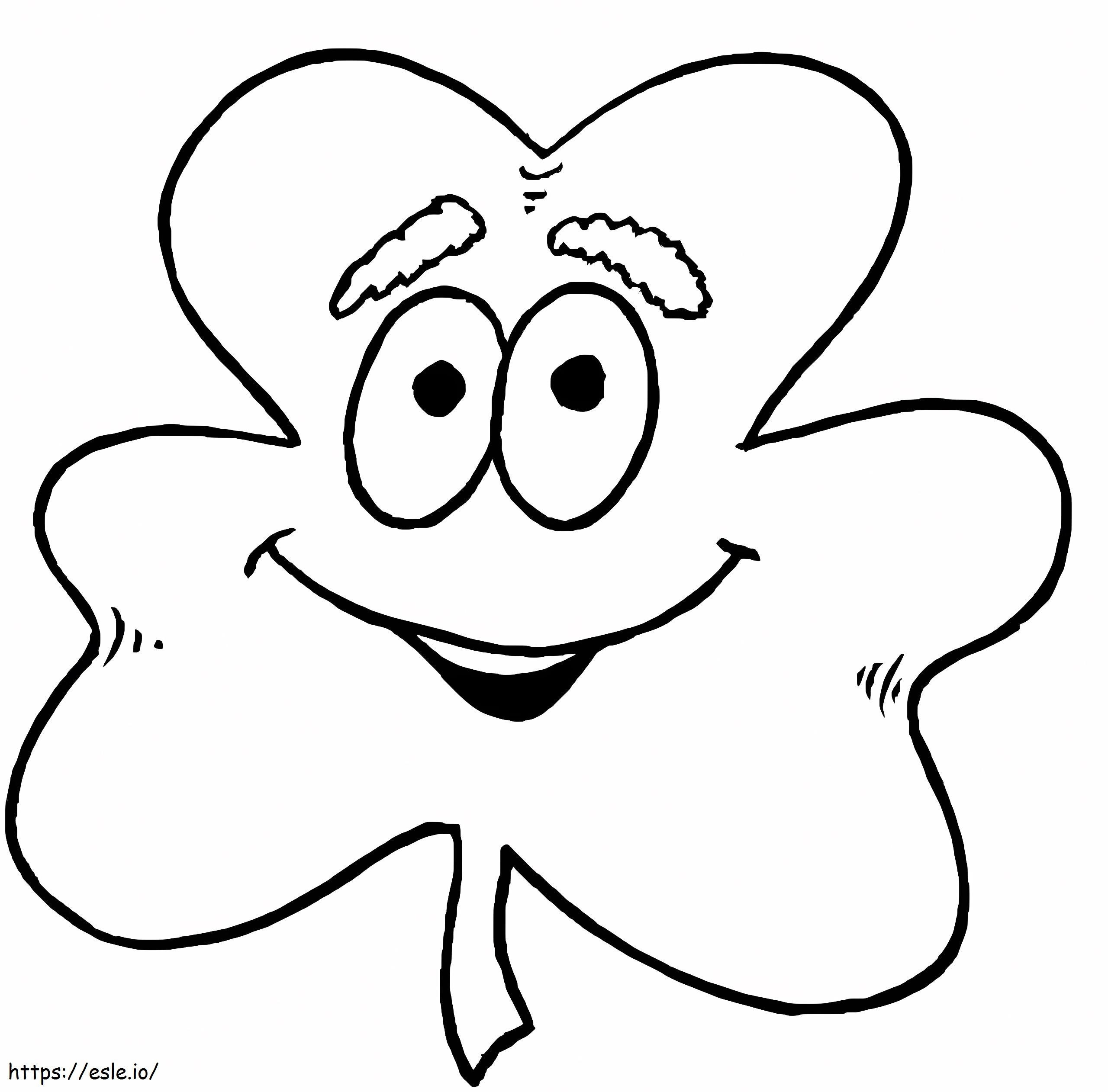 Shamrock To Print coloring page