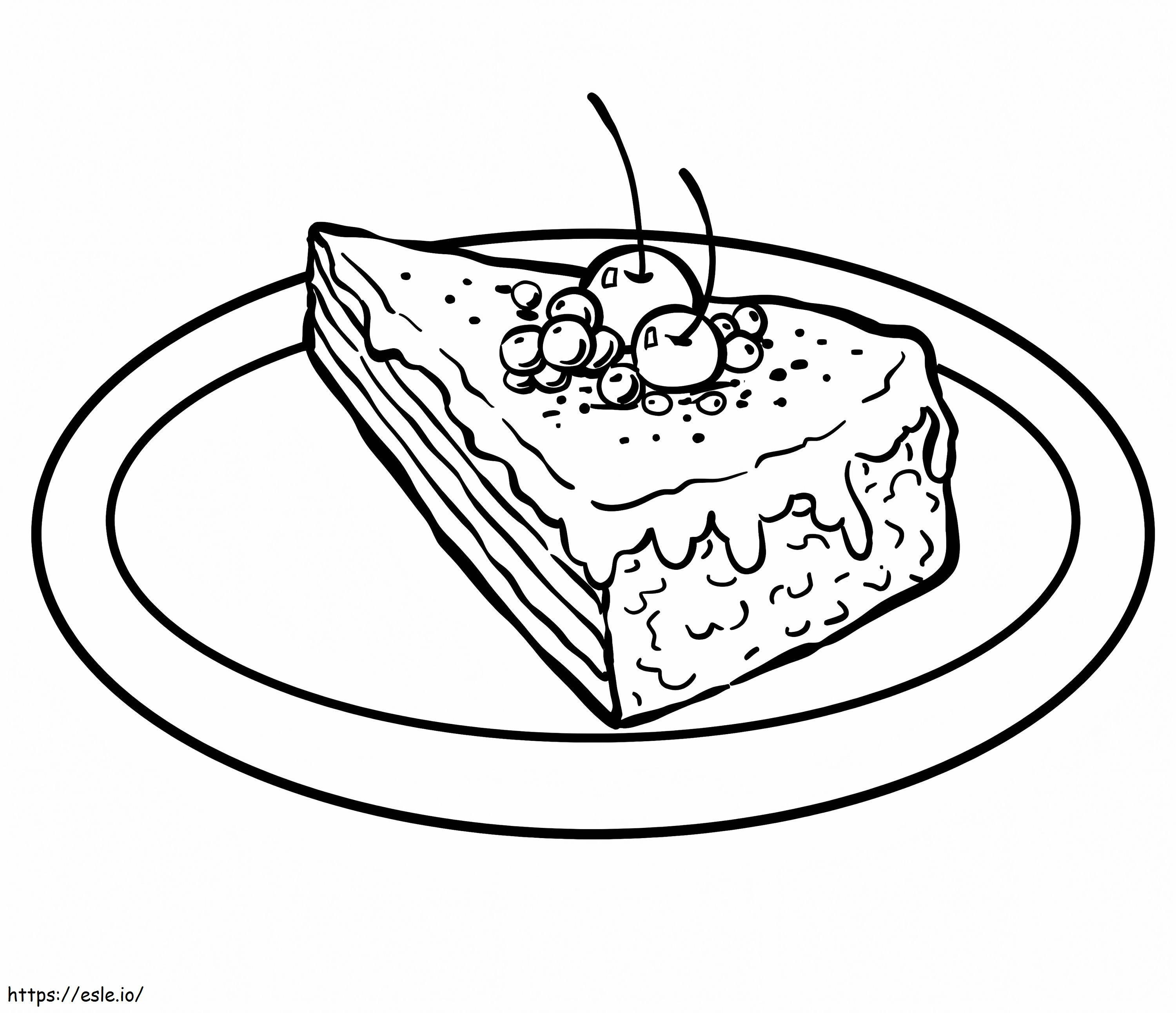 One Piece Of Cake coloring page