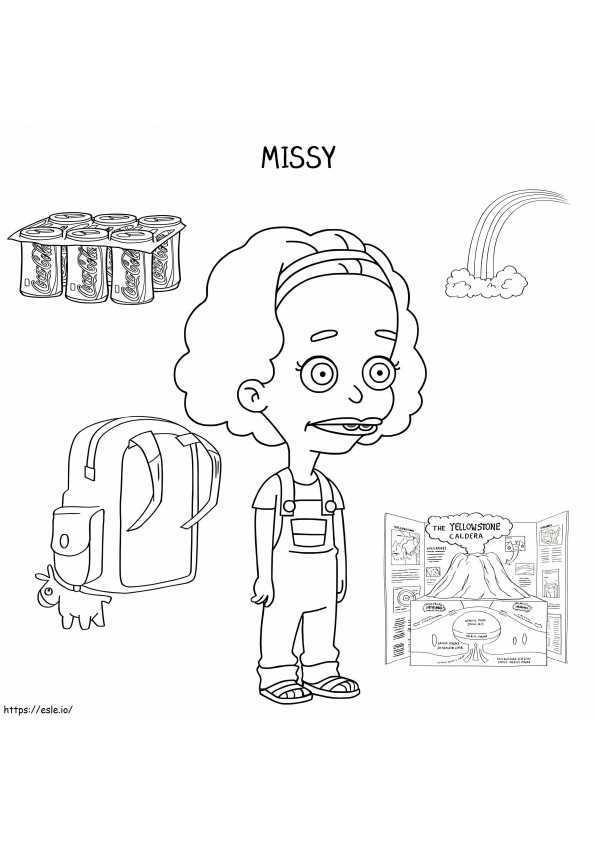 Missy coloring page