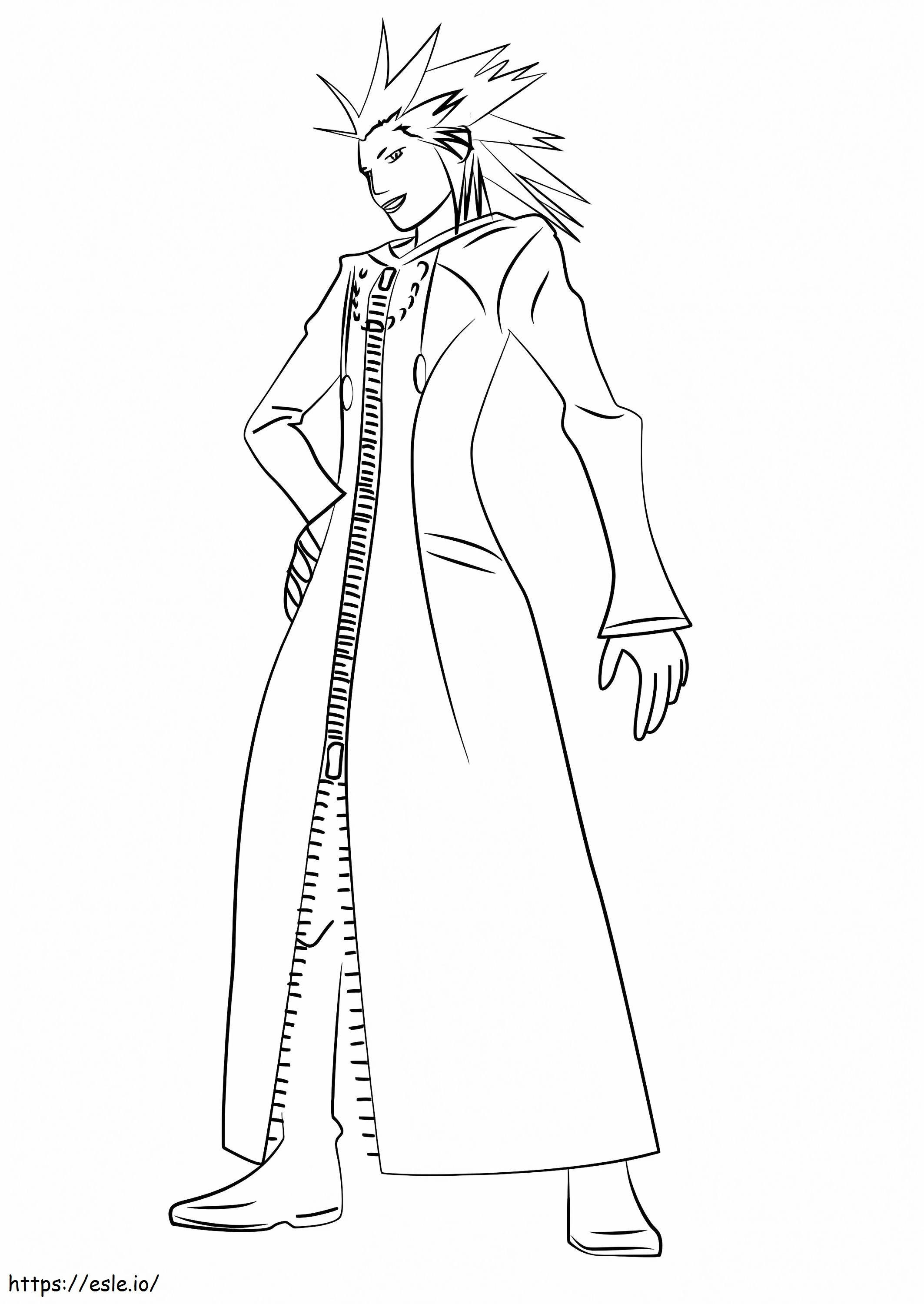Lea From Kingdom Hearts coloring page