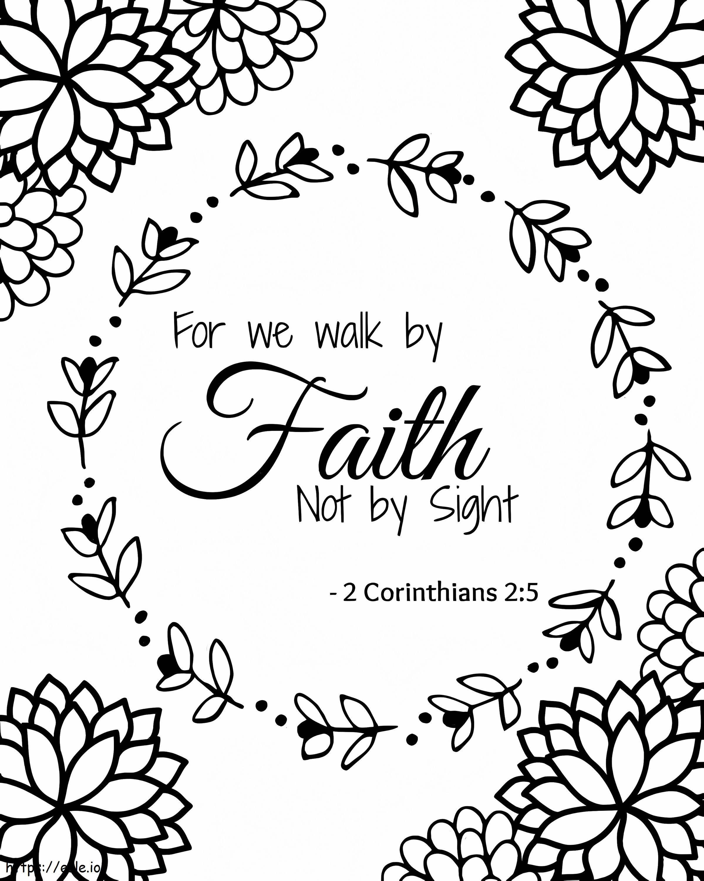 Bible Verse 5 coloring page