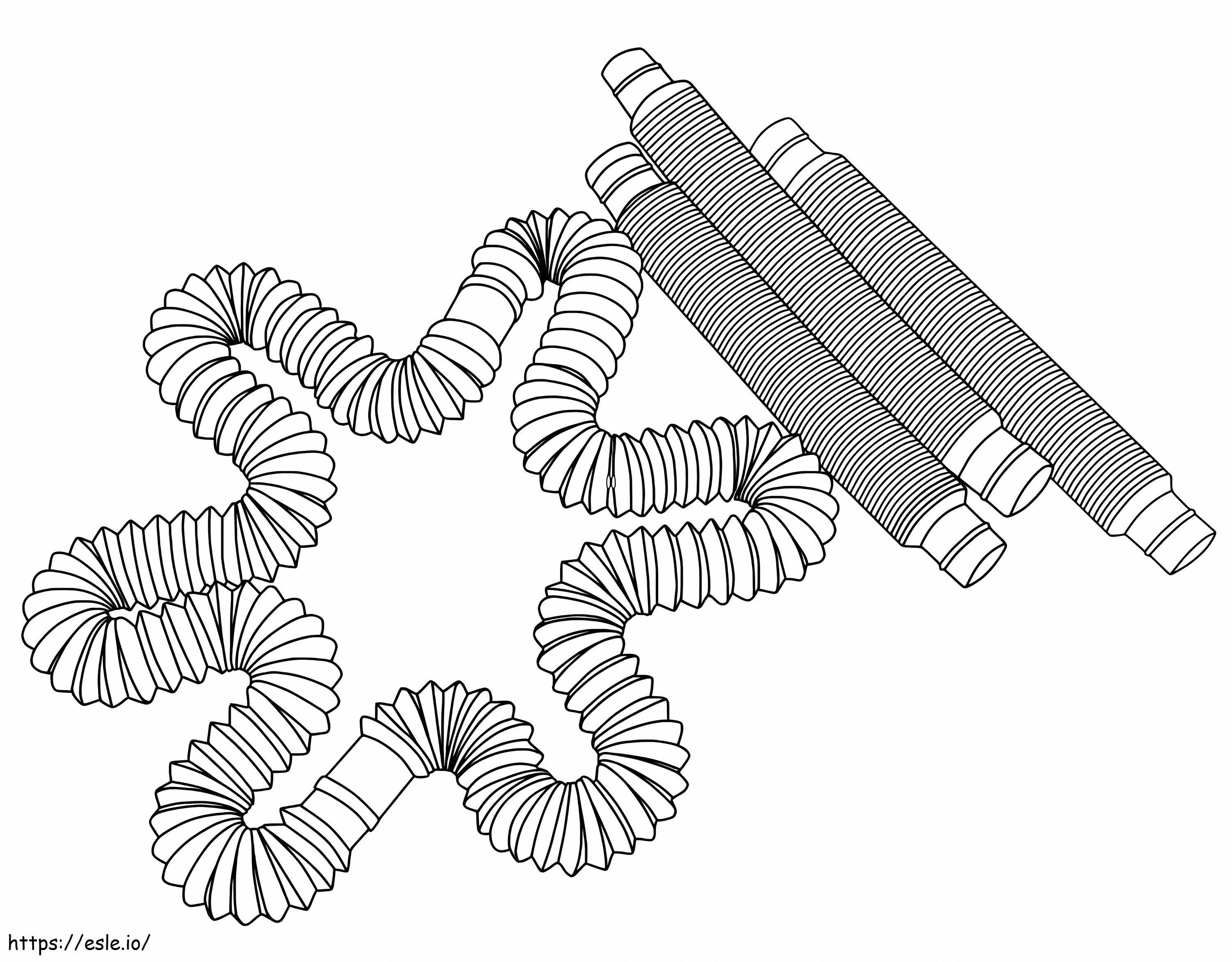 Printable Pop Tubes coloring page