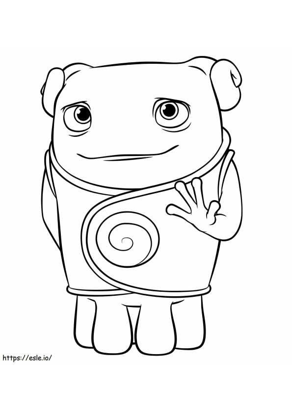 Oh From Home coloring page