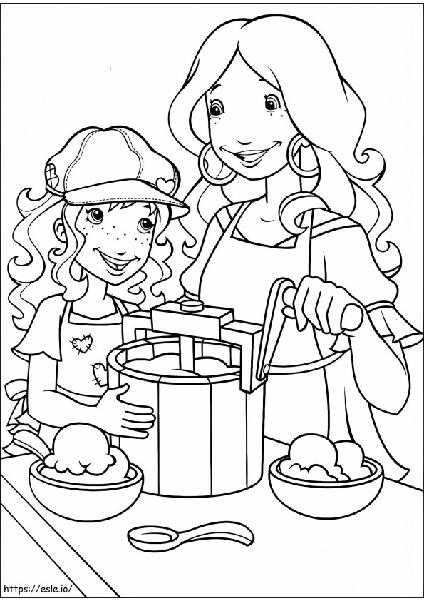 Holly Hobbie And Friends 13 coloring page