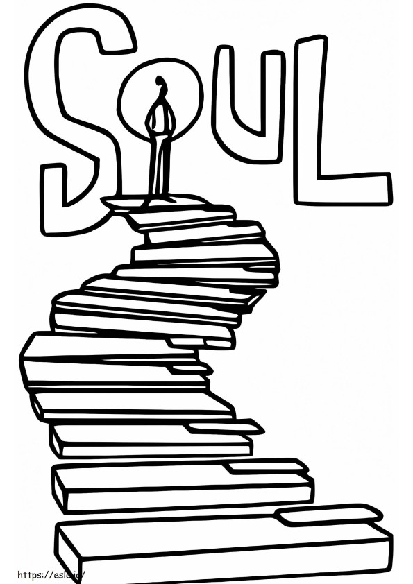 Poster Soul coloring page