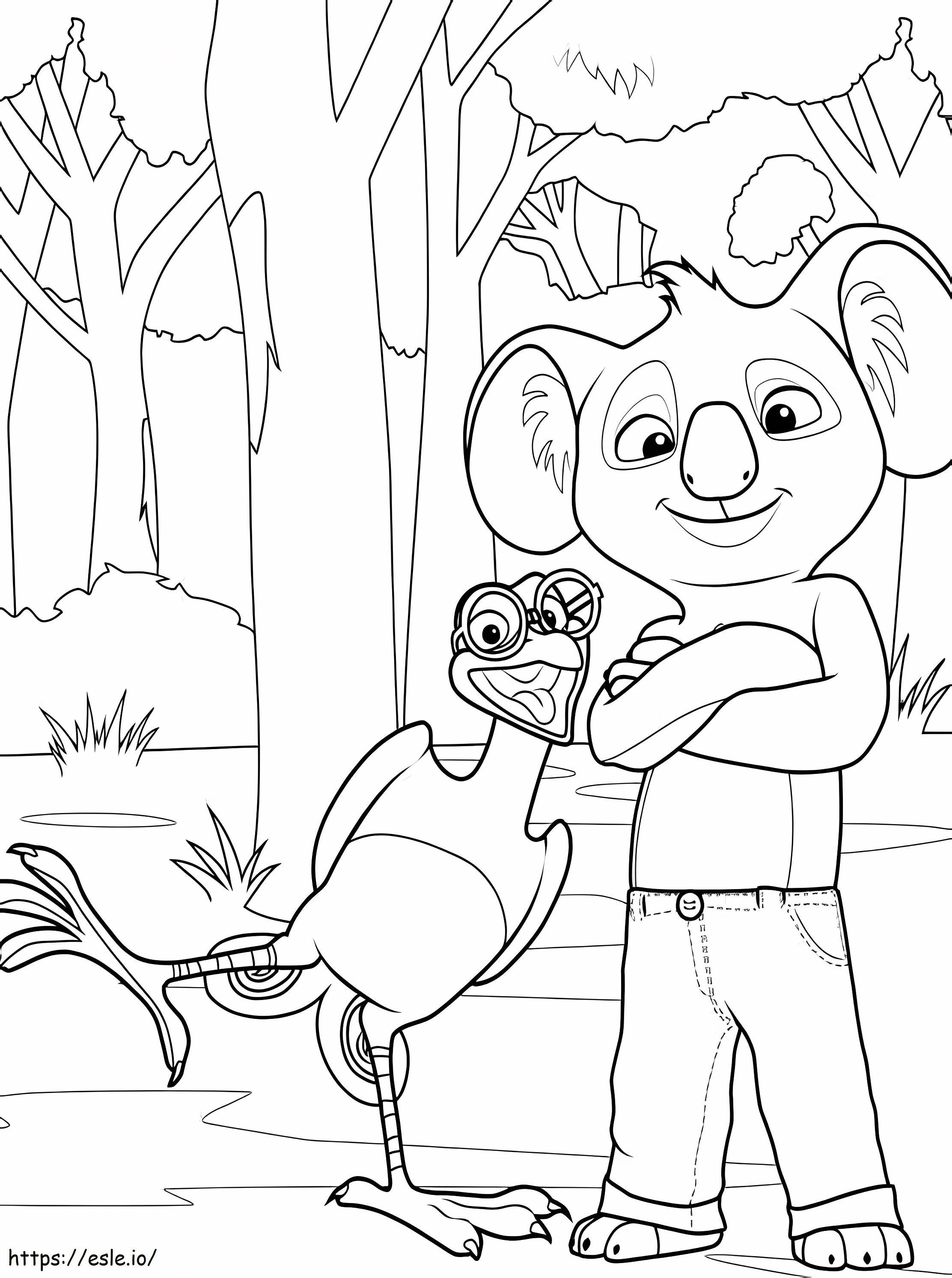 Robert And Blinky Bill coloring page