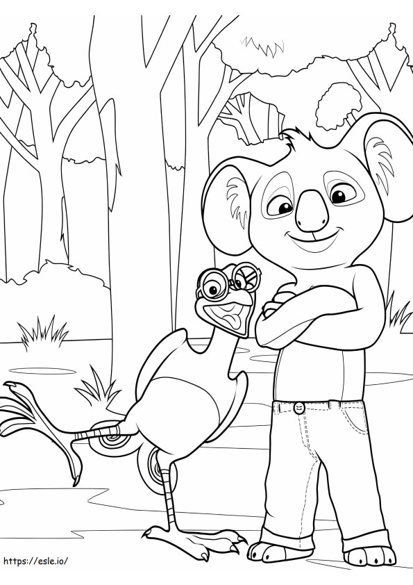Robert And Blinky Bill coloring page