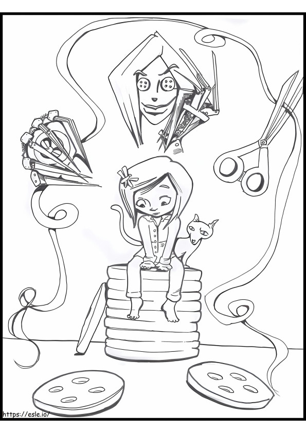 Coraline Image coloring page