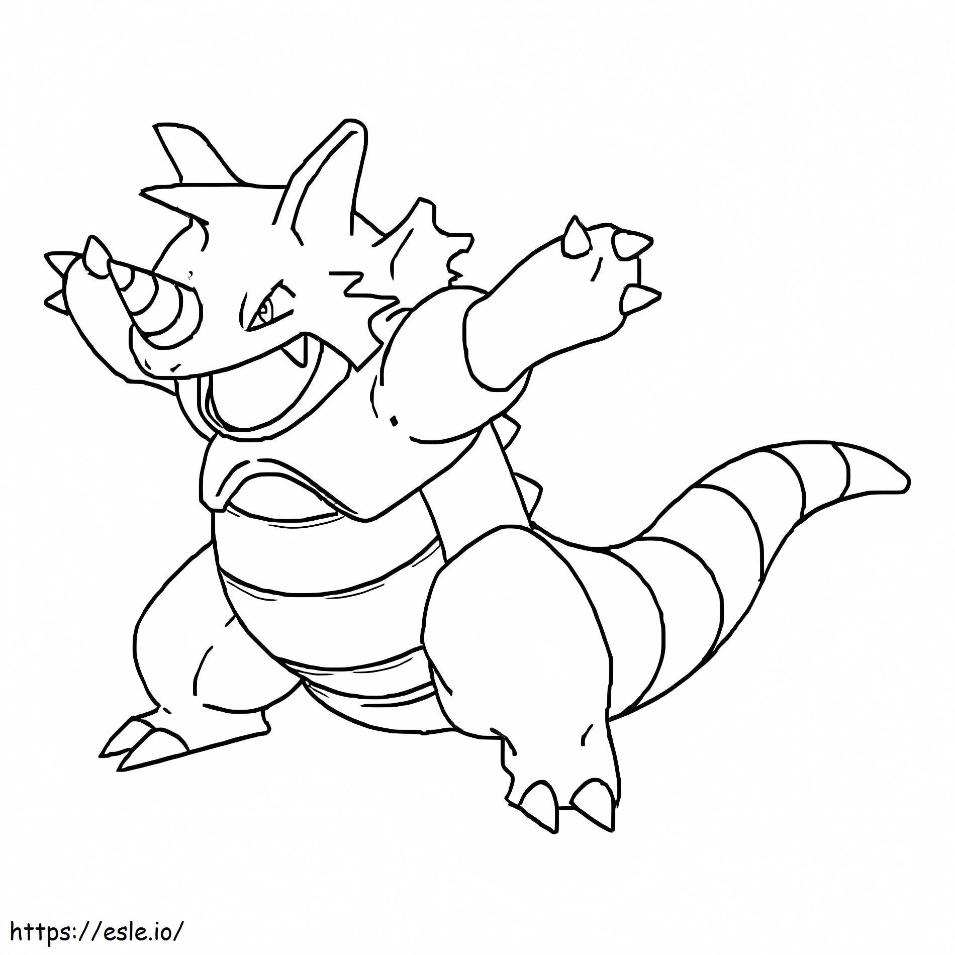 Rhydon 2 coloring page