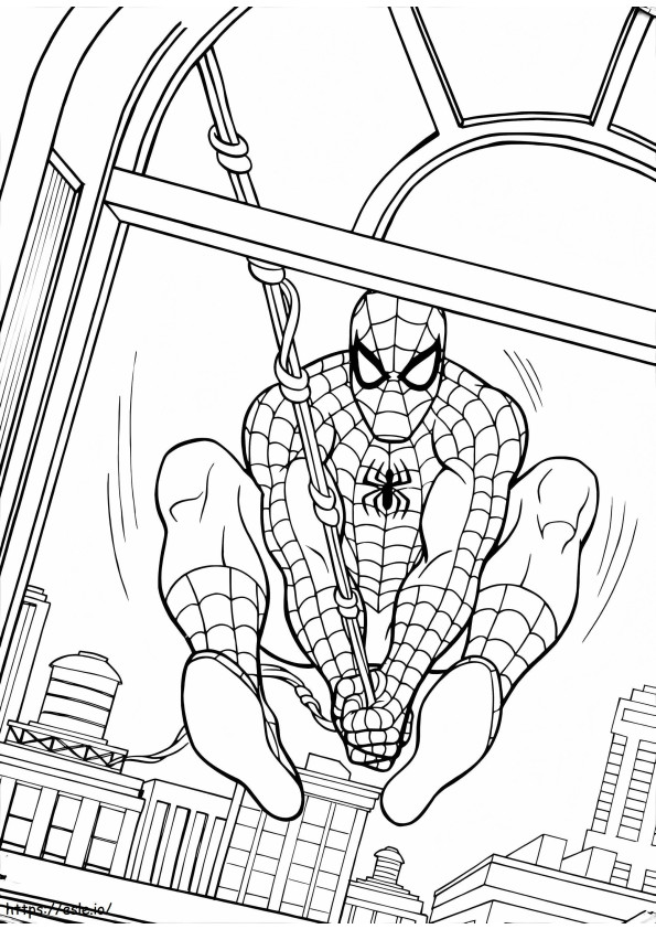 Spiderman 12 ausmalbilder