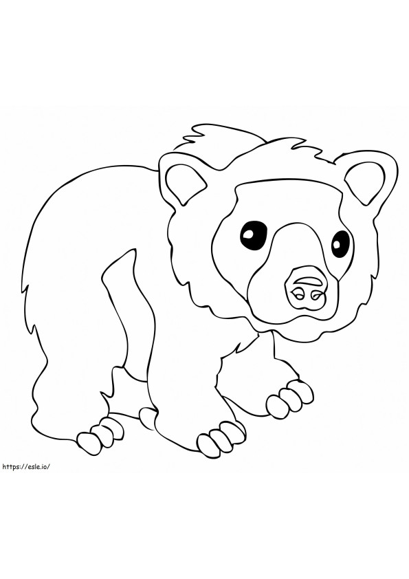 Kis Barna Medve kifestő