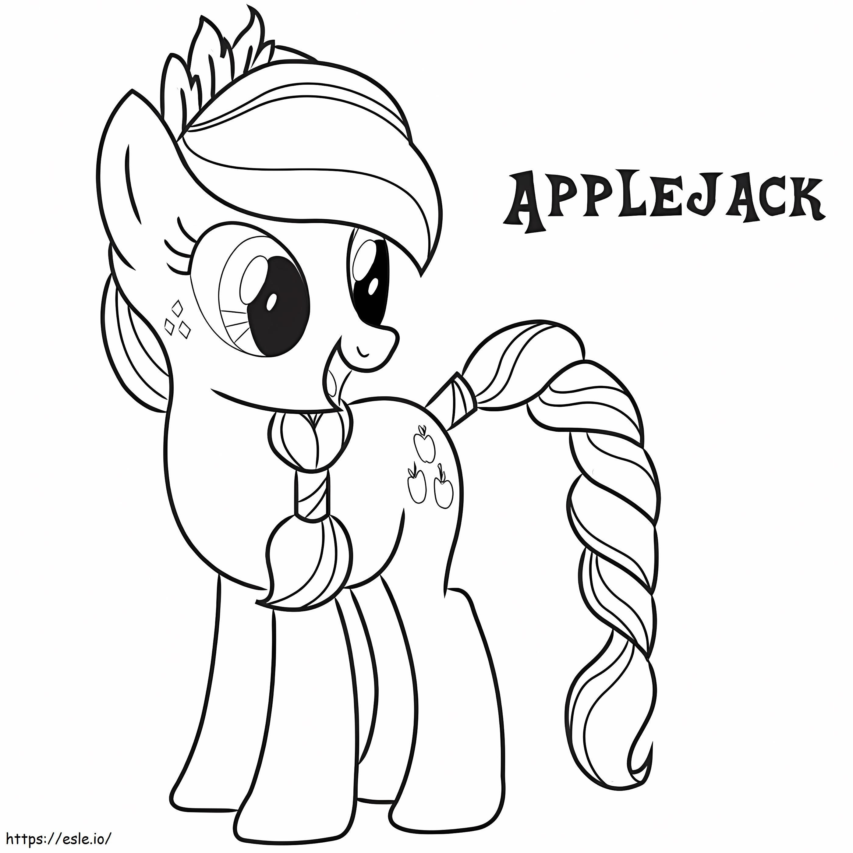 Applejack-Pony ausmalbilder