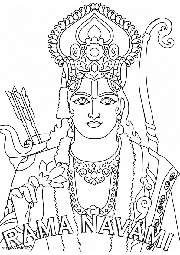 Rama Navami 2 värityskuva