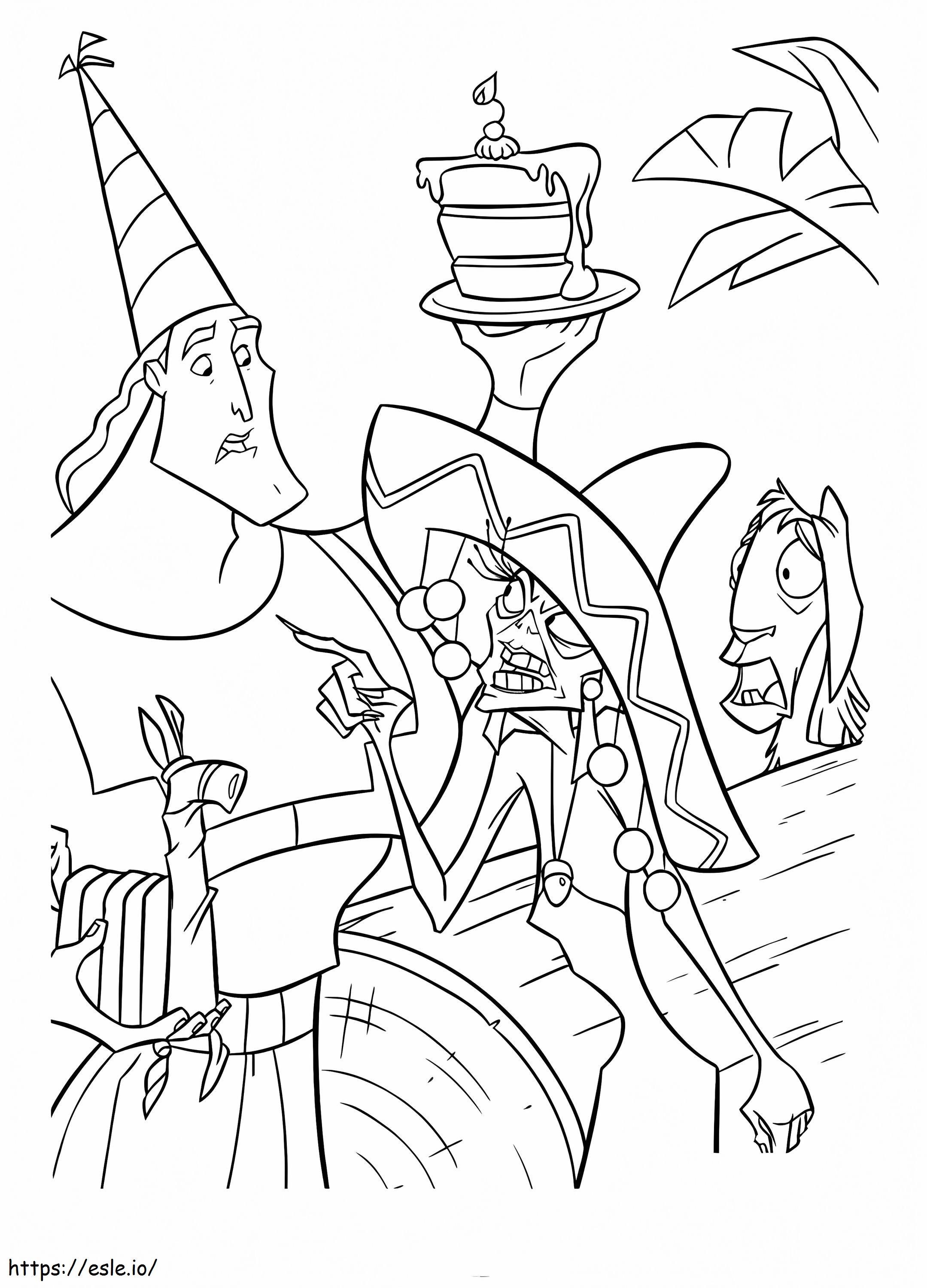 Yzma And Kronk coloring page