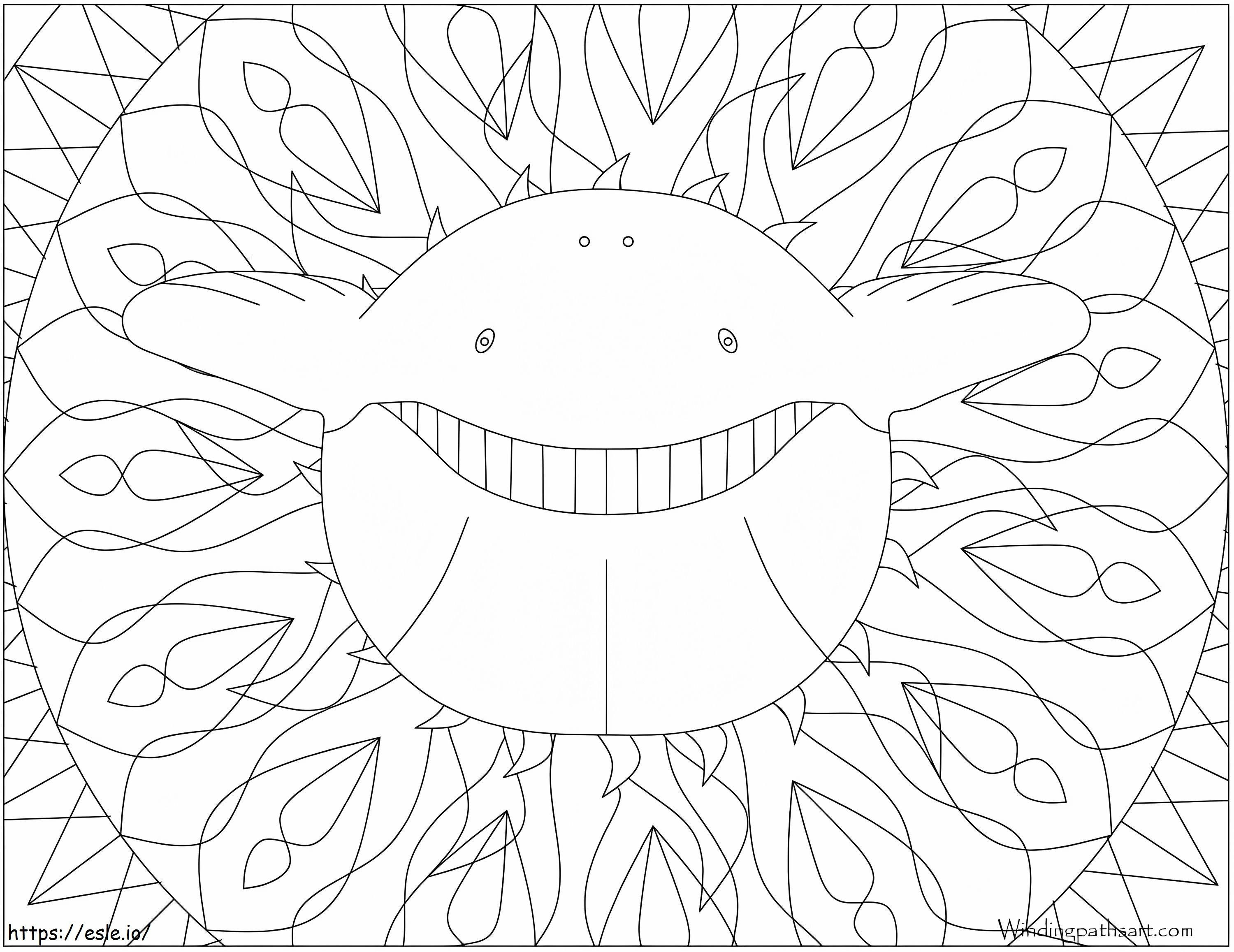 Wailord Pokemon 1 coloring page