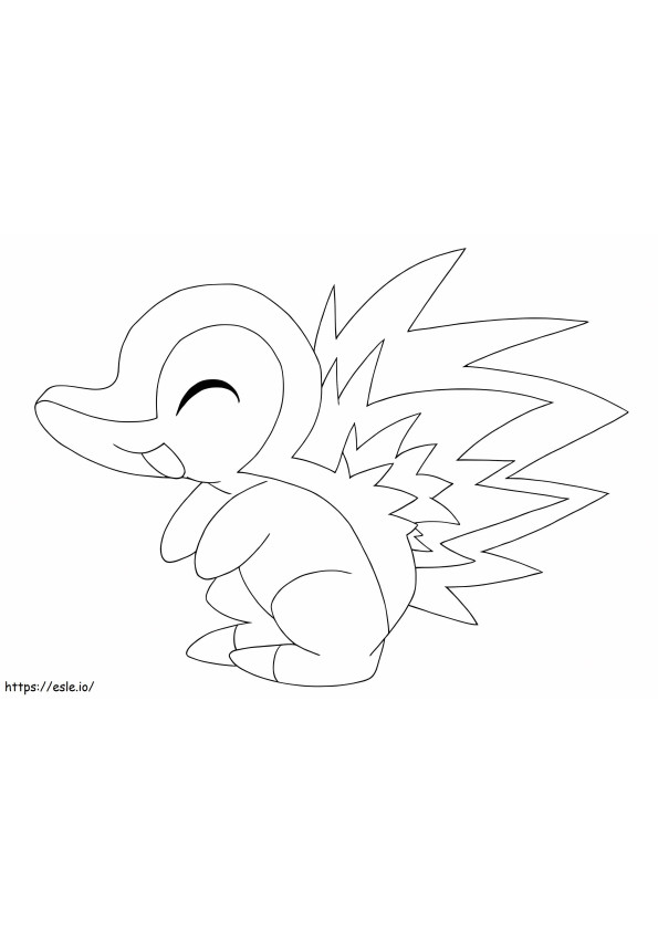 Cyndaquil 10 coloring page