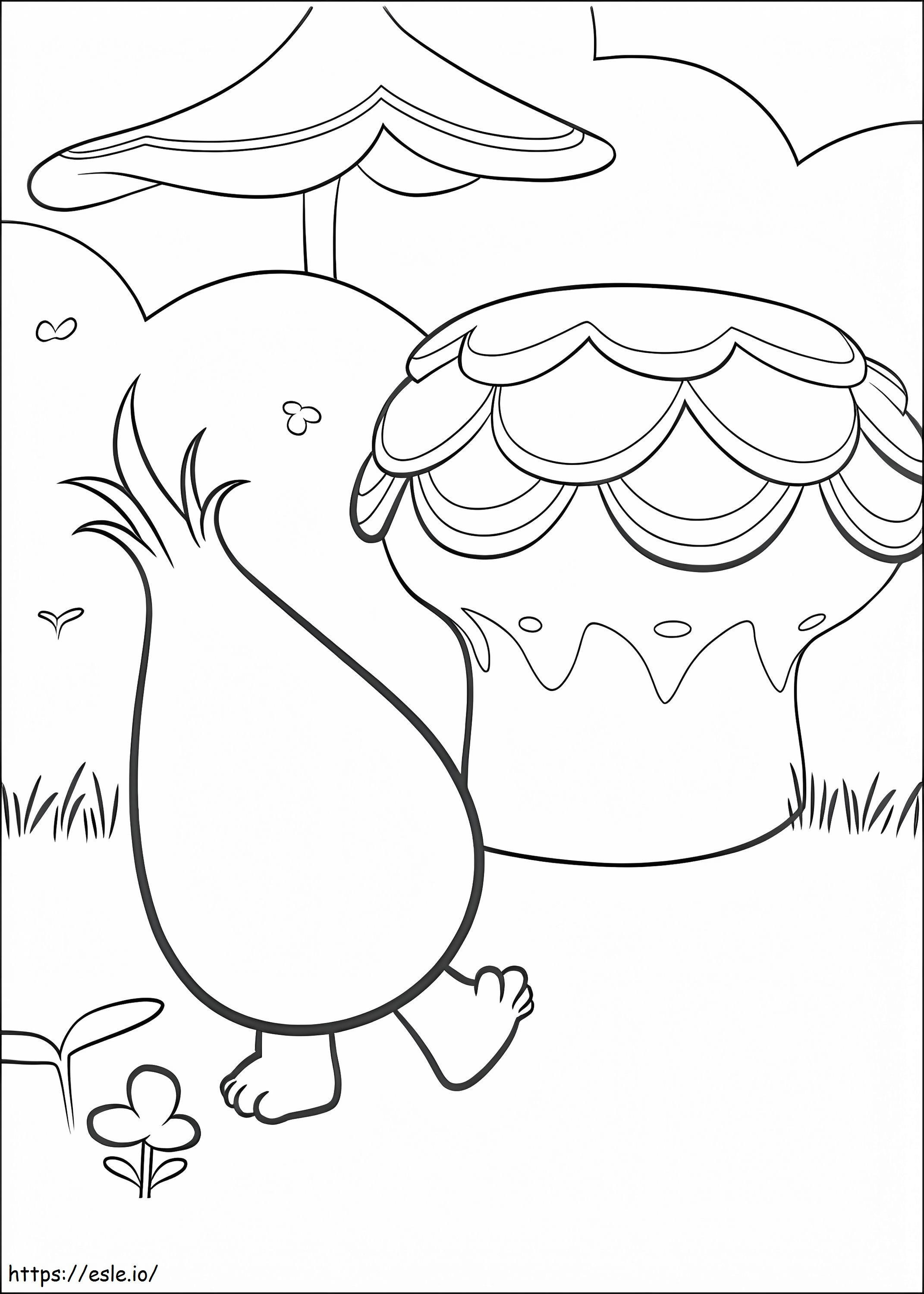 Troll Character coloring page