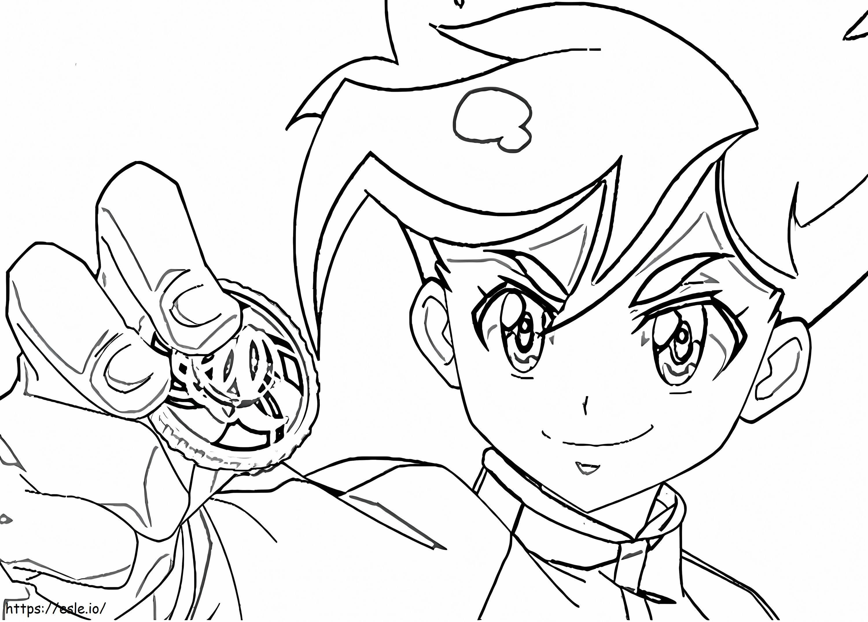 Xander From Screechers Wild coloring page