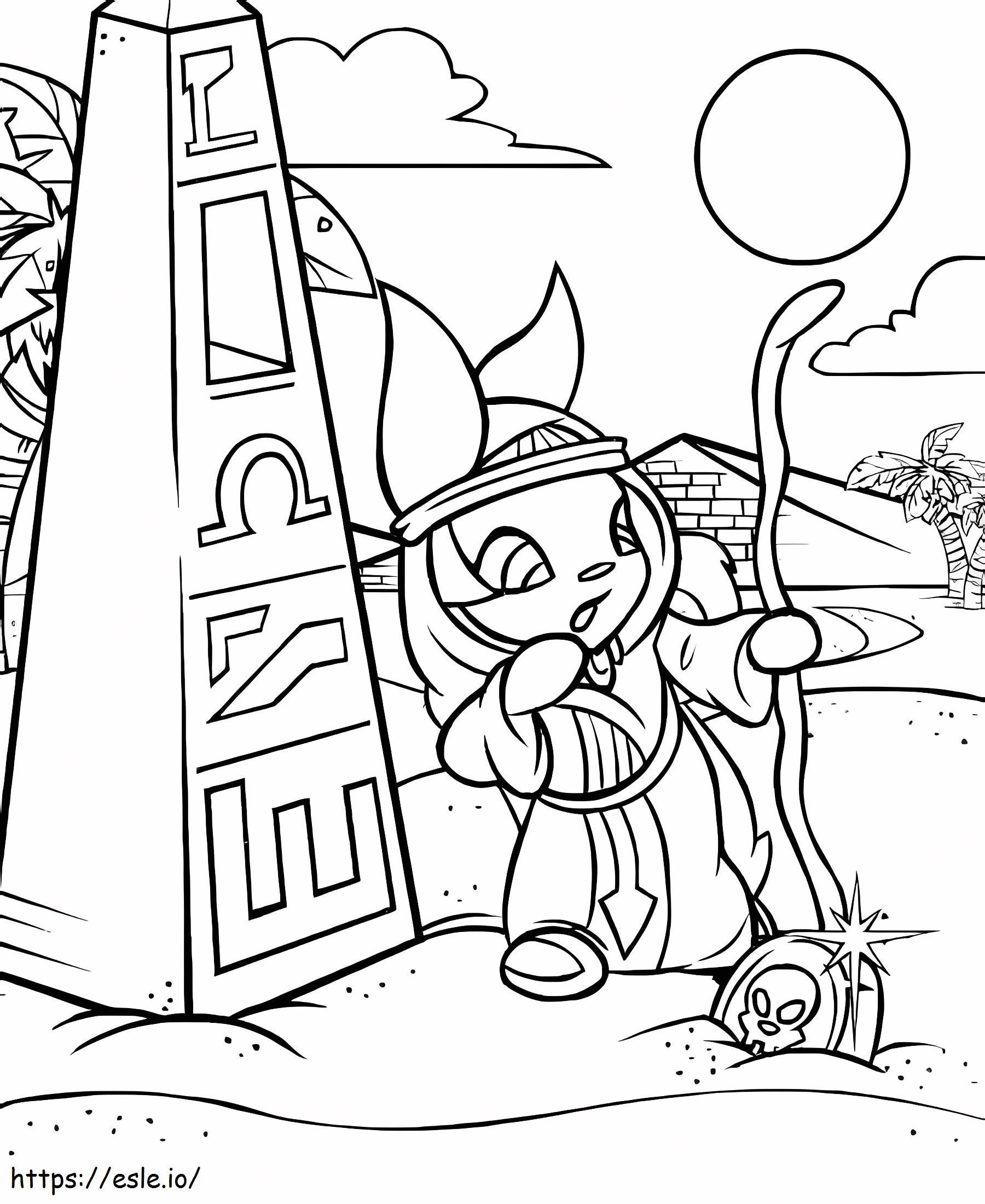 Neopets 27 coloring page