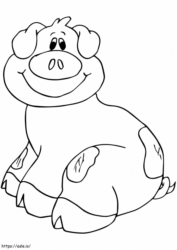 Pig Is Smiling