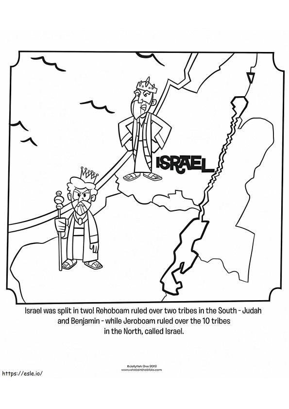 Free Printable Israel coloring page