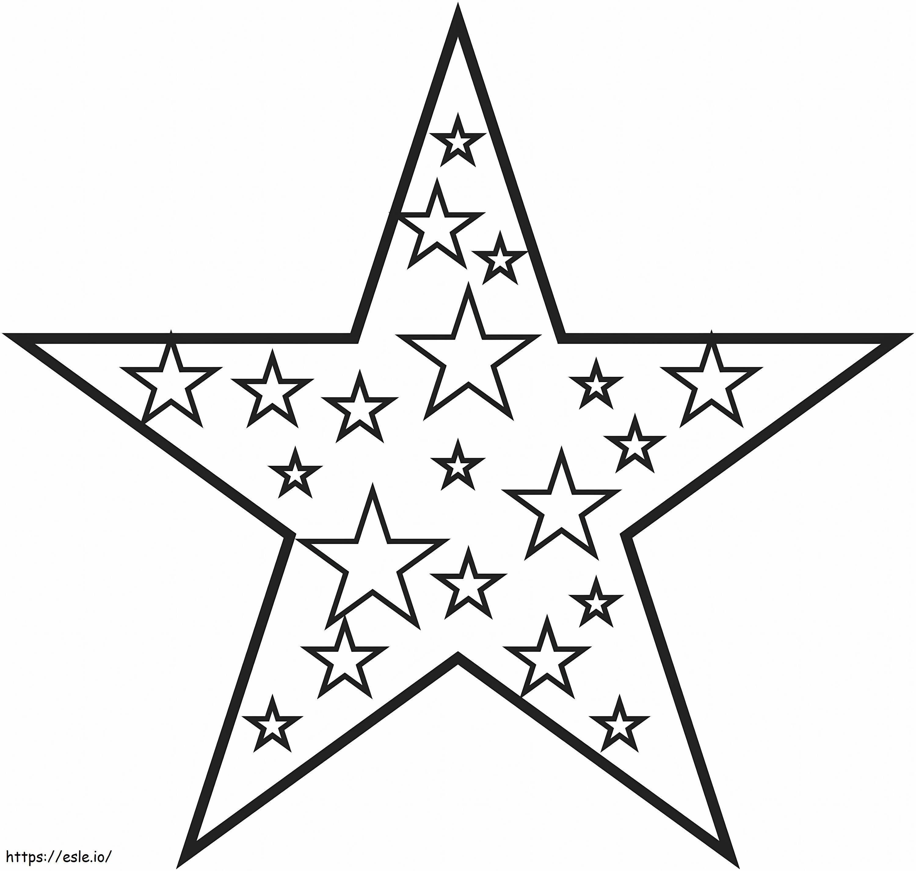Beautiful Stars coloring page