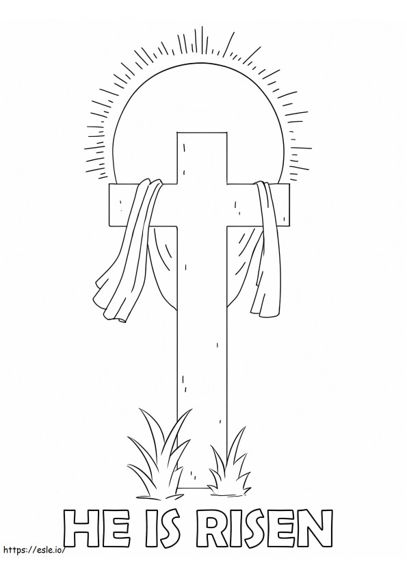 He Is Risen 3 coloring page