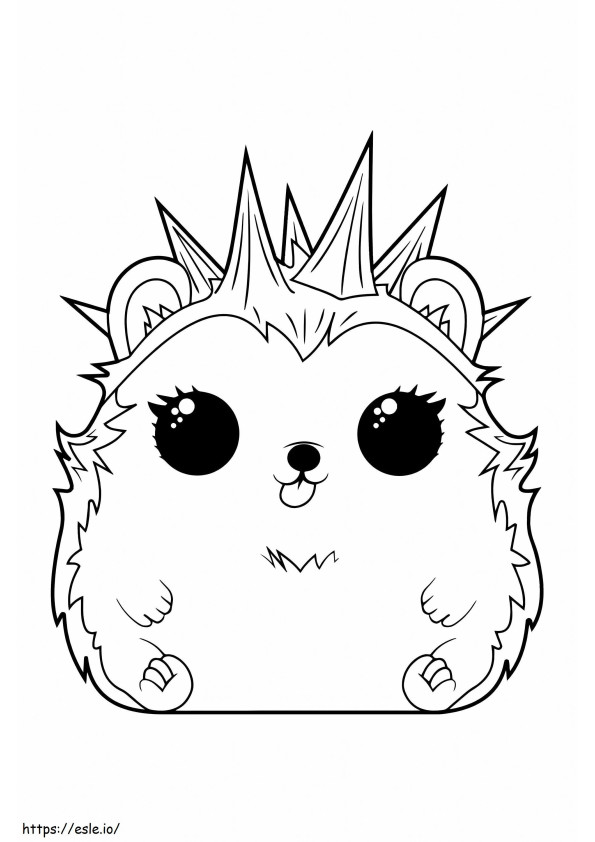 The Rare Pet Hedgehog From Lol Pet Chiki coloring page