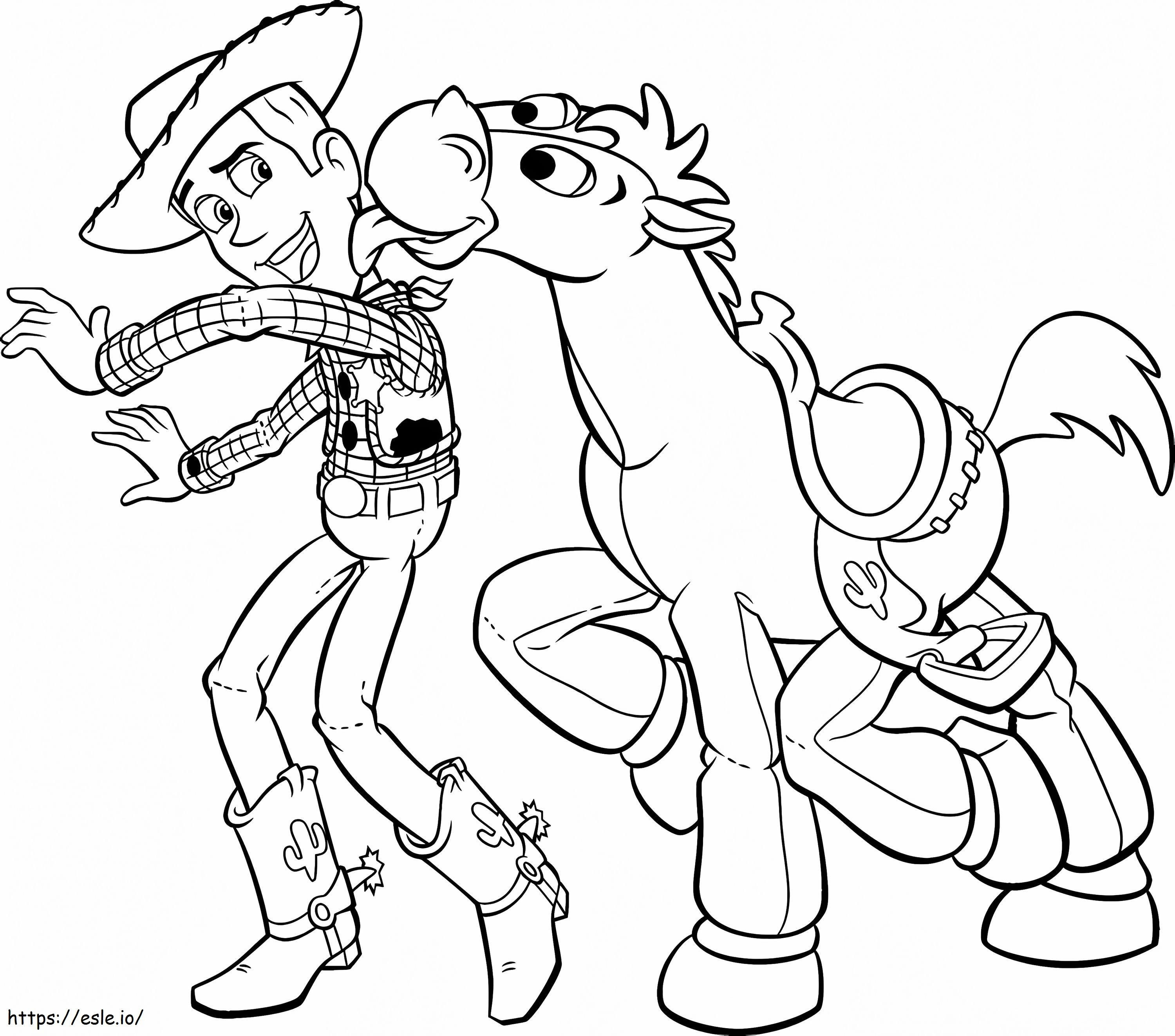 1559876860 Woody And Bullseye A4 coloring page