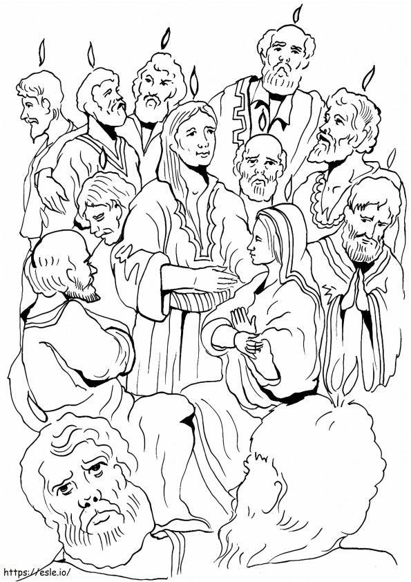 Pentecost 13 coloring page