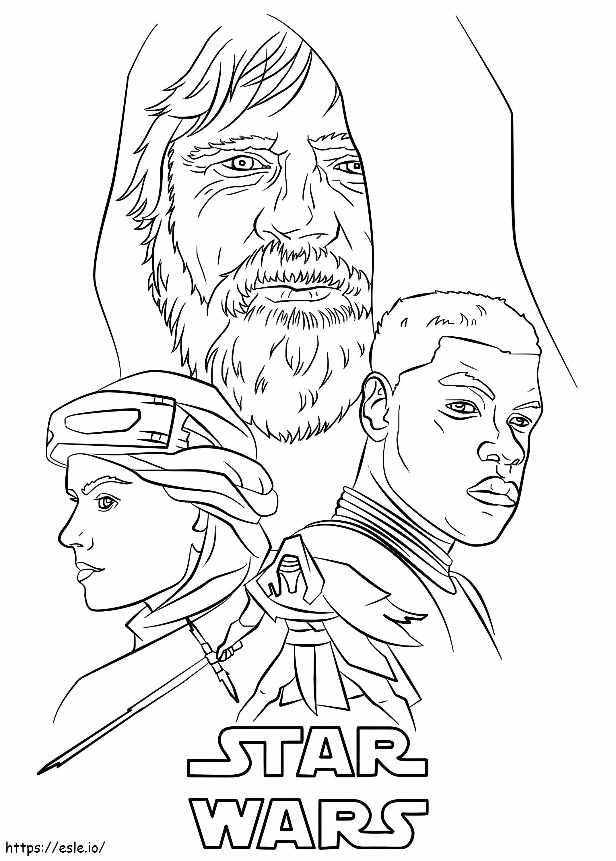 Star Wars The Force Awakens coloring page